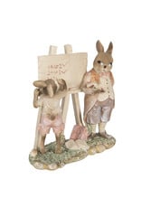 C&E Giftware & Lifestyle - Rabbit School teacher giving lesson figurine 18cm