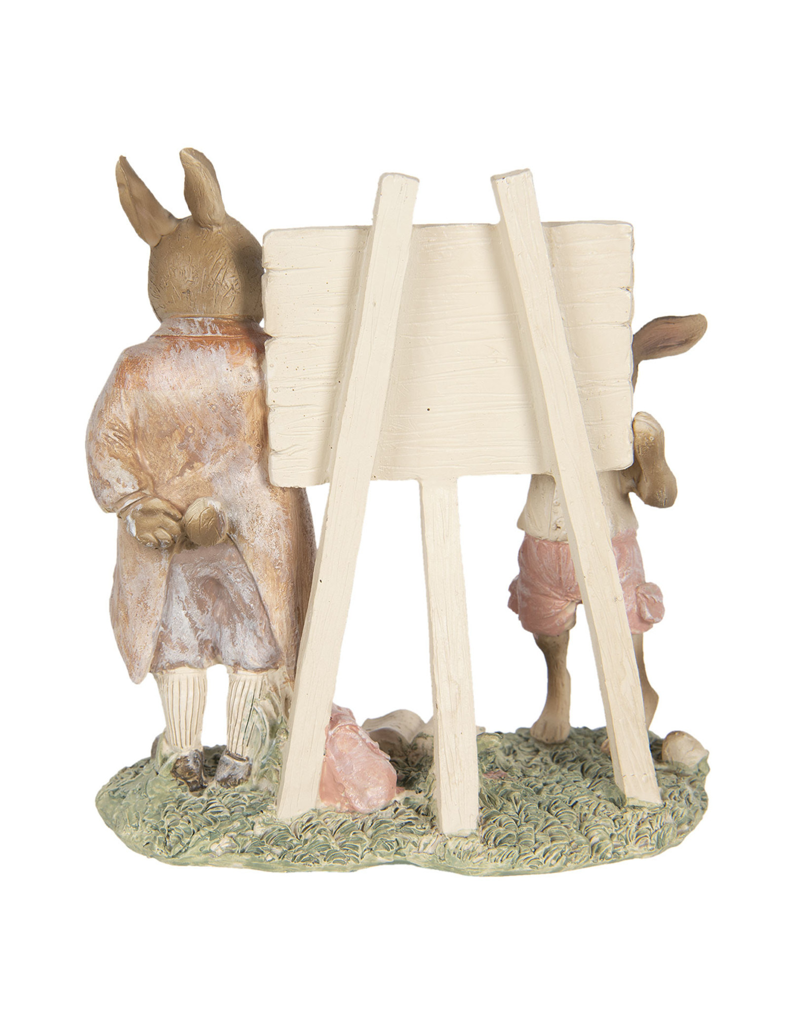 C&E Giftware & Lifestyle - Rabbit School teacher giving lesson figurine 18cm