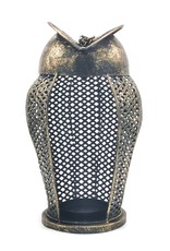 C&E Miscellaneous - Robust metal lantern Owl Industrial style 34cm