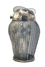 C&E Miscellaneous - Robust metal lantern Owl Industrial style 34cm