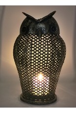 C&E Miscellaneous - Robust metal lantern Owl Industrial style 34cm