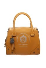 Harry Potter Merchandise - Harry Potter Hufflepuff Luxe Handtas met Geruite zijkanten