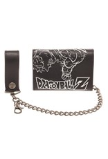 Dragon Ball Z Merchandise wallets  - Dragon Ball Z Wallet Embossed Logo with Chain