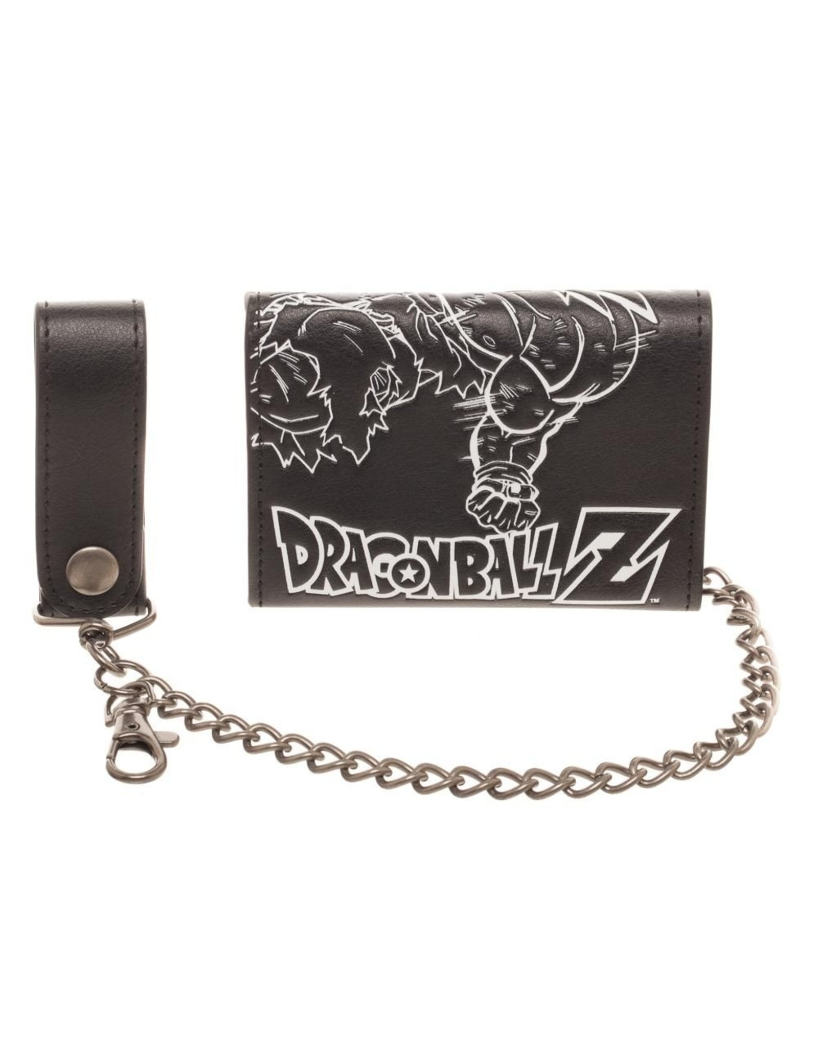 Dragon Ball Z Merchandise wallets  - Dragon Ball Z Wallet Embossed Logo with Chain