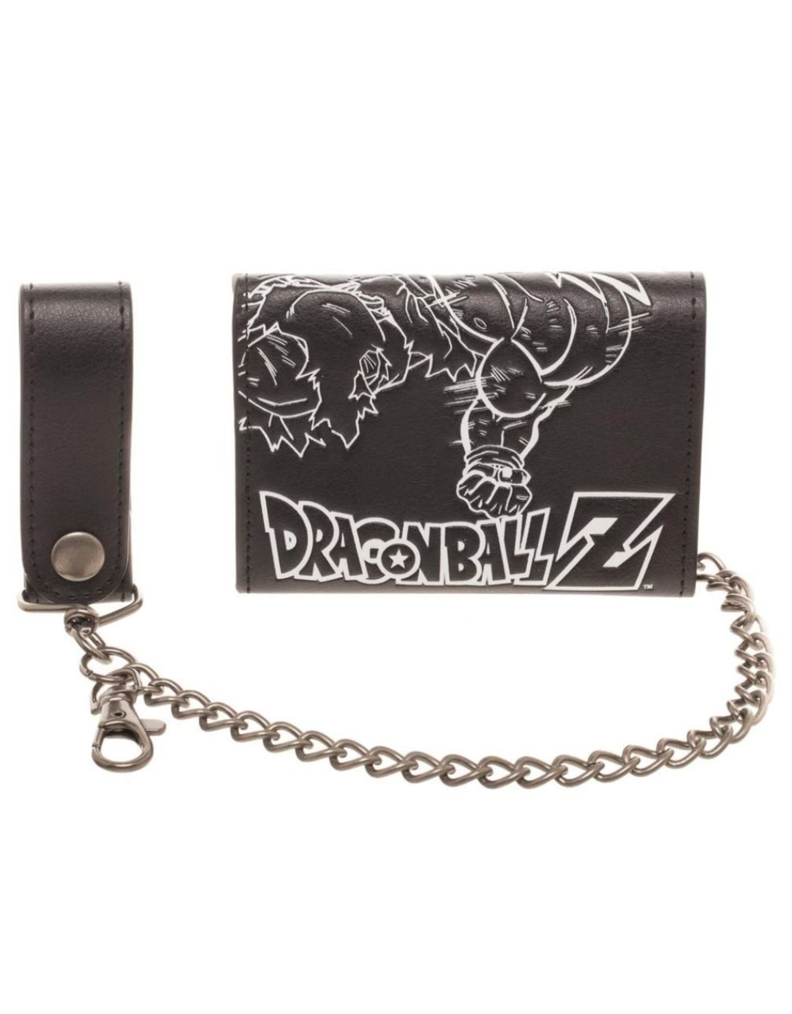 Dragon Ball Z Merchandise wallets  - Dragon Ball Z Wallet Embossed Logo with Chain