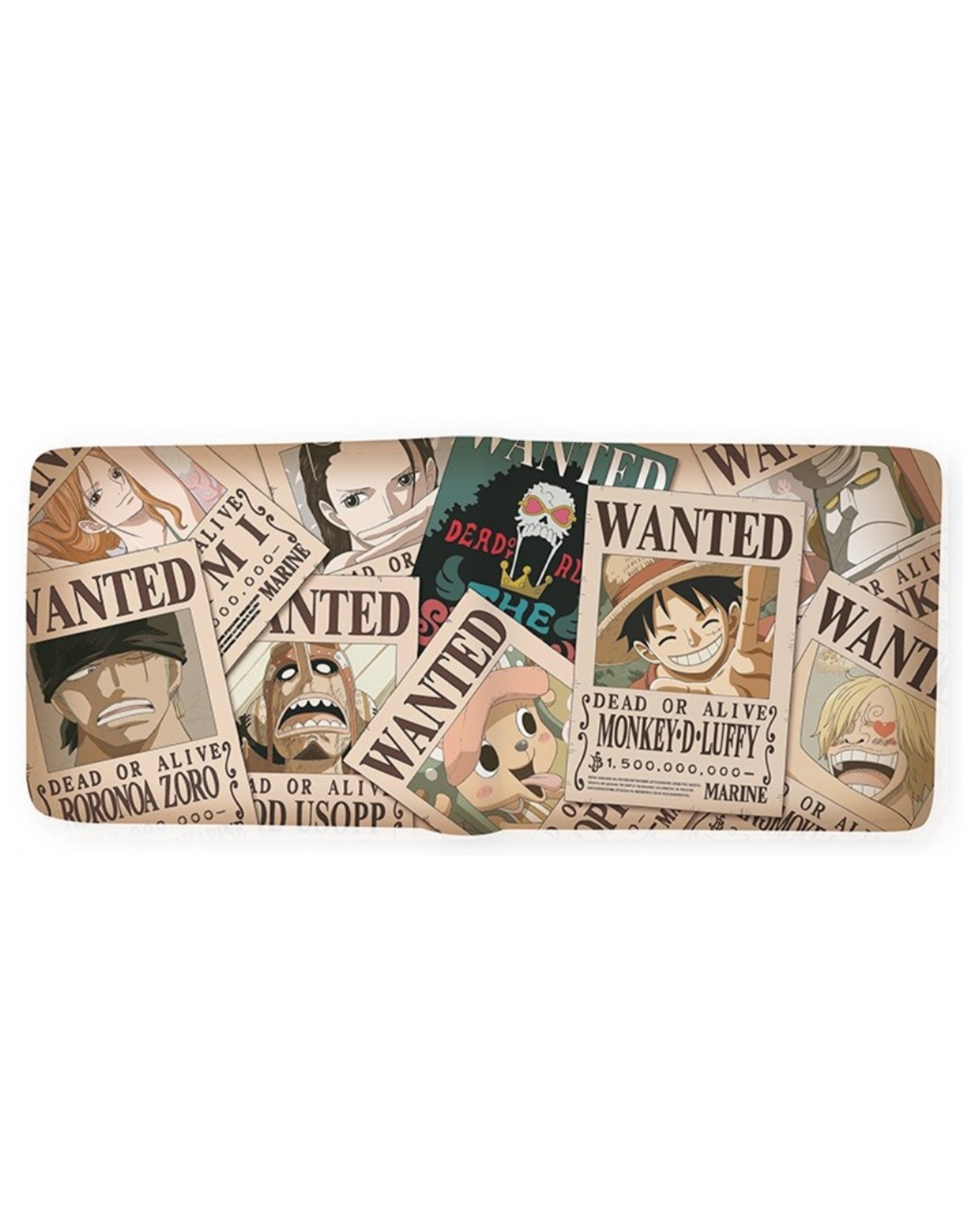 One Piece Merchandise - One Piece portemonnee "Wanted"