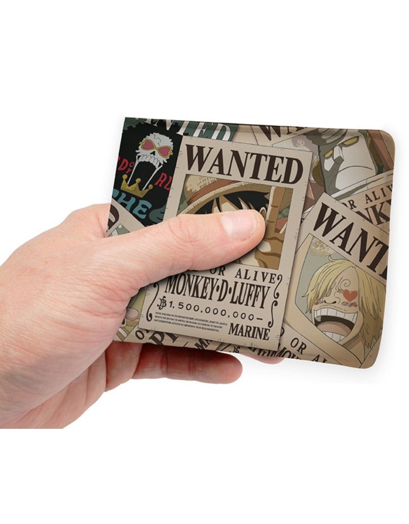 One Piece Merchandise - One Piece portemonnee "Wanted"