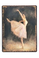Trukado Miscellaneous - Vintage metal plaque The Ballerina 33 x 25cm