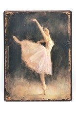 Trukado Miscellaneous - Vintage Metalen bord Ballerina 33 x 25cm