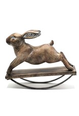 Trukado Miscellaneous - Brocante Rocking Rabbit figurine 24,4 x 21cm