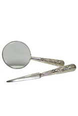 Trukado Miscellaneous - Magnifying Glass and Letter Knife with Engraved Ornament