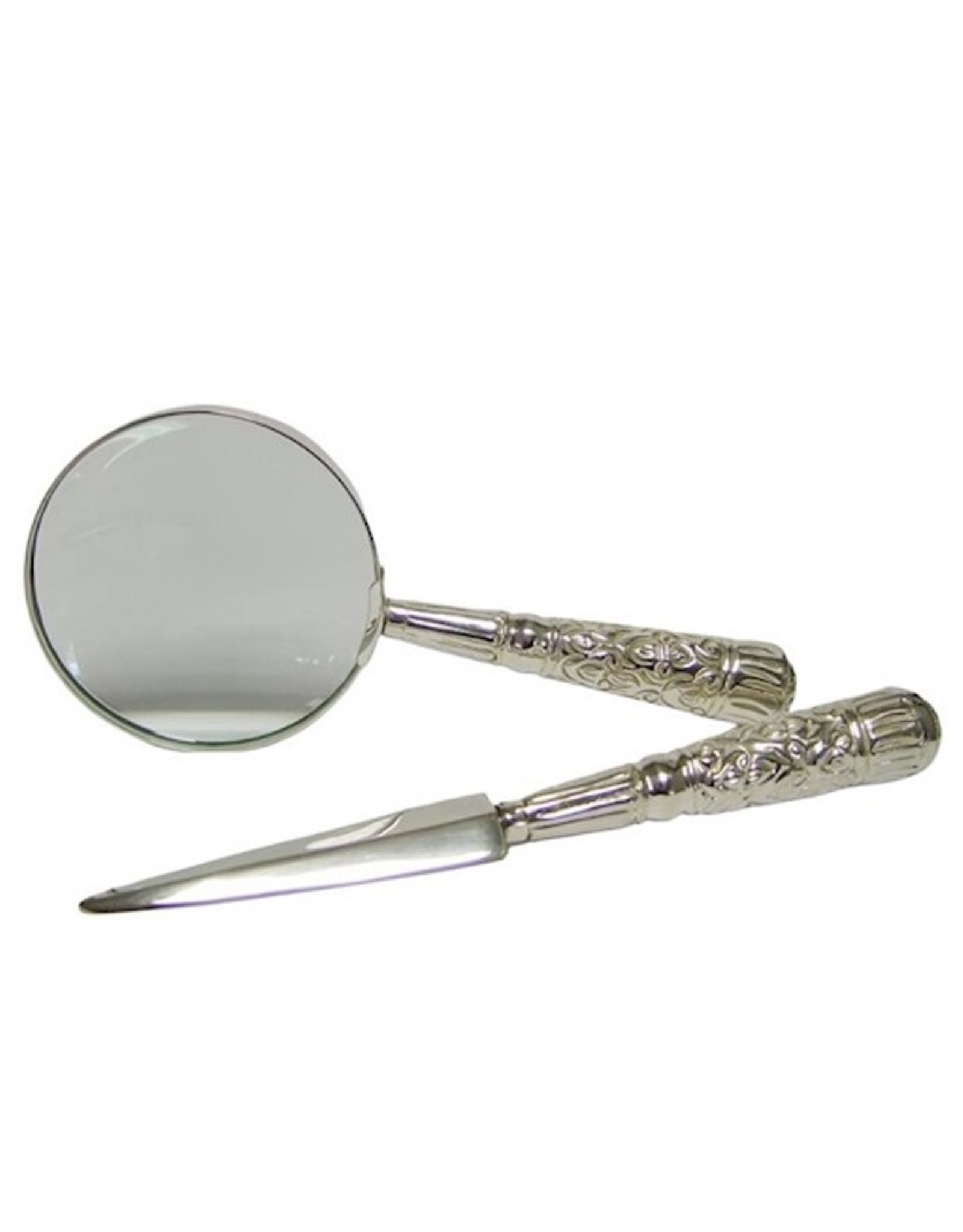 Trukado Miscellaneous - Magnifying Glass and Letter Knife with Engraved Ornament