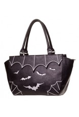 Banned Gothic Bags Steampunk Bags - Gothic Handbag with Bats (Banned)