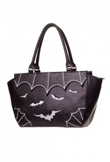 Banned Gothic Bags Steampunk Bags - Gothic Handbag with Bats (Banned)