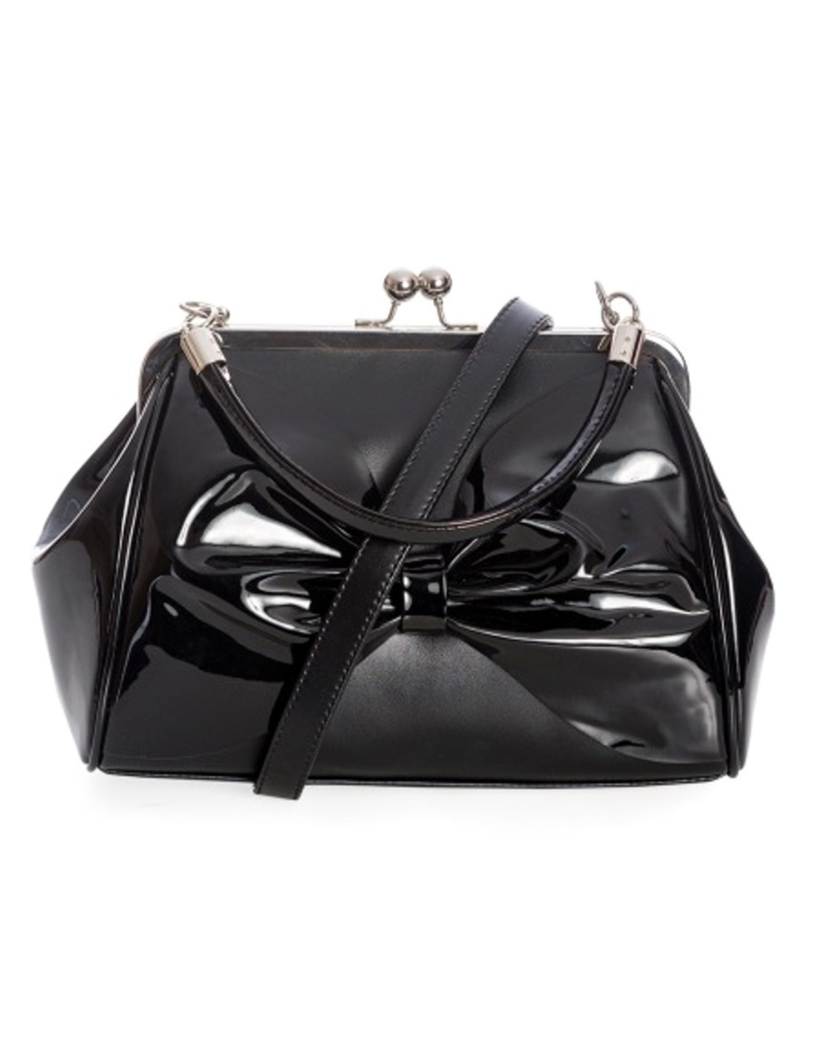 Banned Retro bags  Vintage bags - 1950's Retro - Hollywood Glam Clasp Handbag (black)