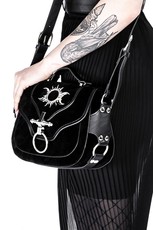 Restyle Gothic Bags Steampunk Bags - Gothic handbag with Crescent Moons and Sun Triple Goddess