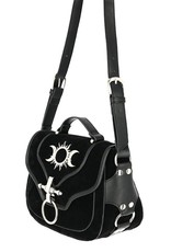 Restyle Gothic Bags Steampunk Bags - Gothic handbag with Crescent Moons and Sun Triple Goddess