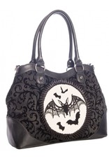 Banned Gothic Bags Steampunk Bags - Gothic Bats Handbag Dragon Nymph