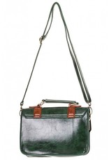 Banned Retro bags Vintage bags - Banned Leila Vintage shoulderbag (green-tan)