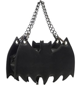 Banned Bat Handbag Black Celebration