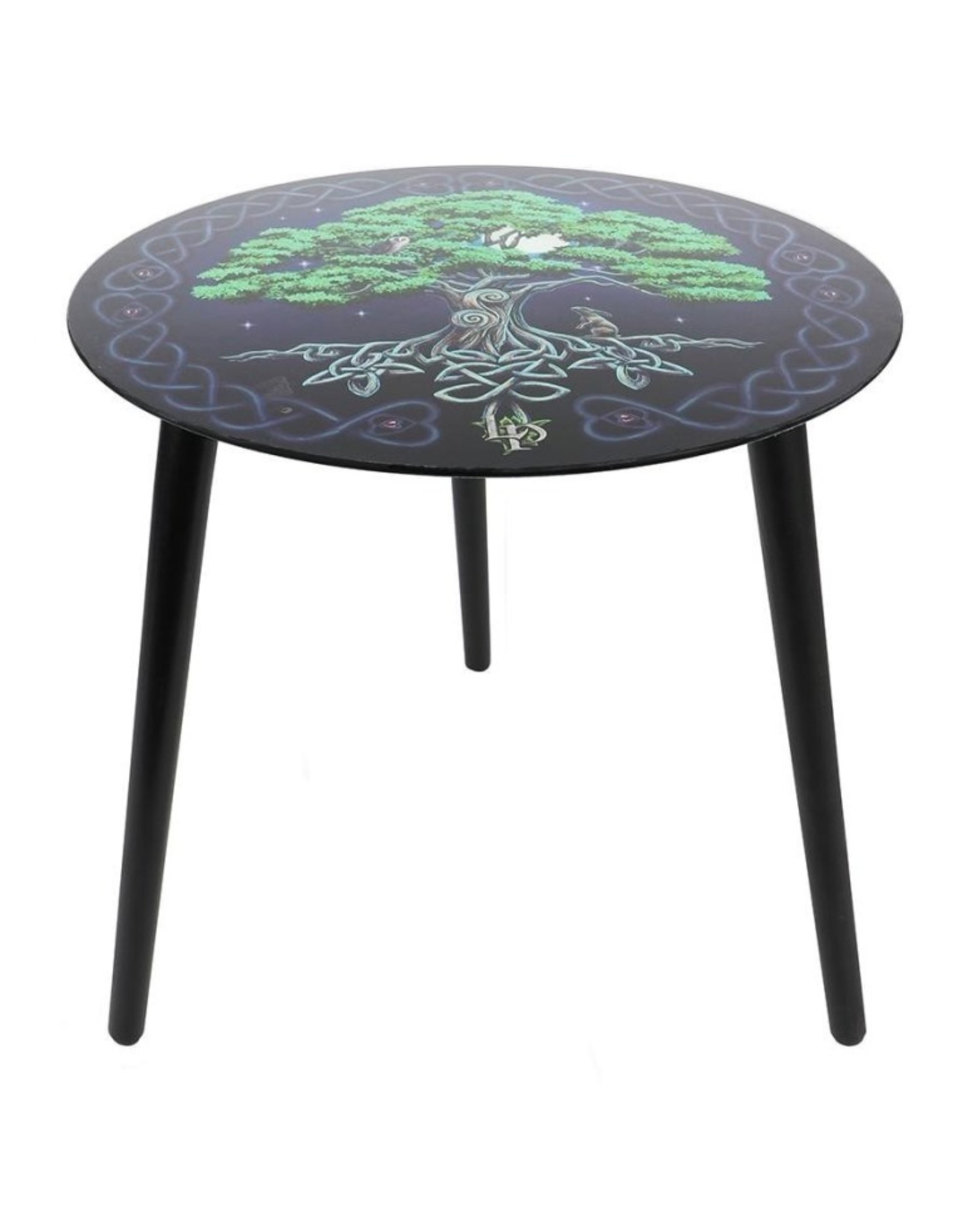 Lisa Parker Miscellaneous -  Tree of Life Glass Table by Lisa Parker