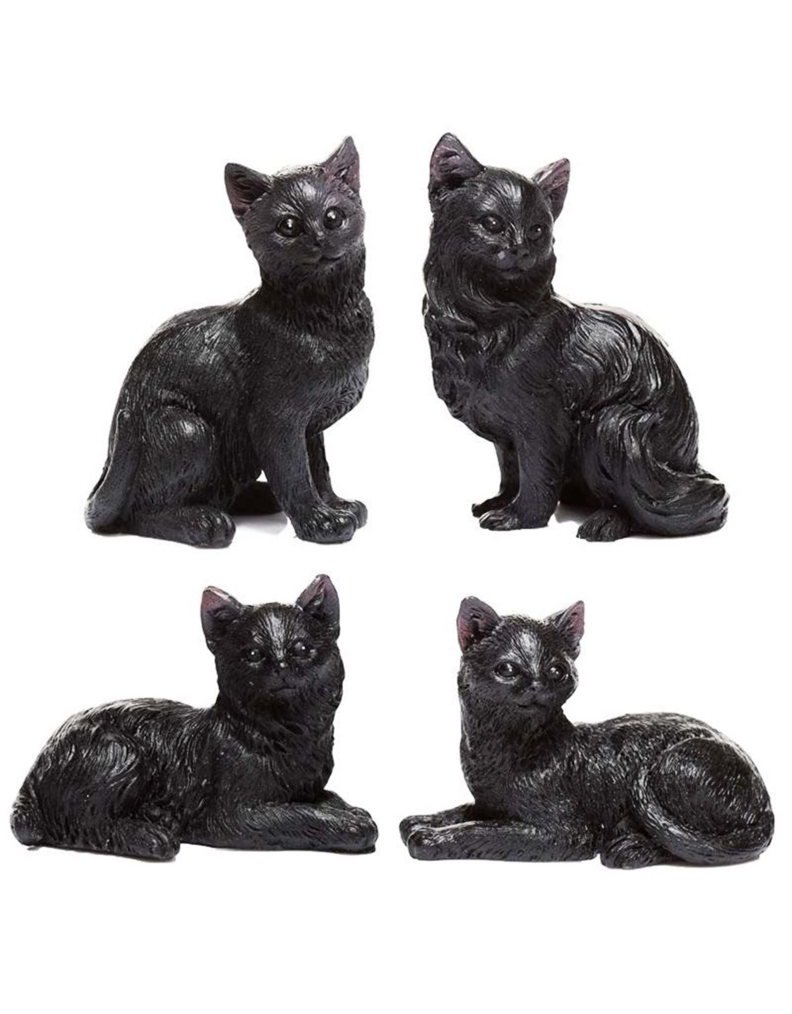 Trukado Giftware & Lifestyle - Black Cat Miniature Figurines set of 12