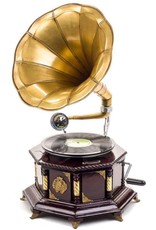 Trukado Miscellaneous - Gramophone - Old-fashioned record player with horn  OCTAGONAL