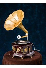 Trukado Miscellaneous - Gramophone - Old-fashioned record player with horn  OCTAGONAL