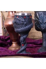 Alator Giftware & Lifestyle - Dragon Coil Goblet with Black Chinese Dragon