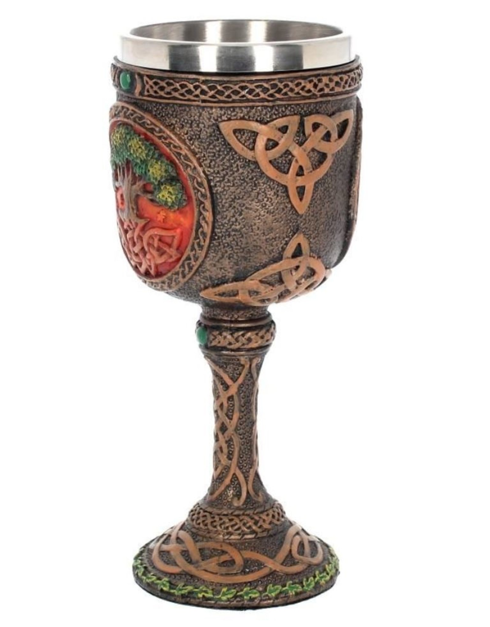 Alator Giftware & Lifestyle - Celtic Tree Of Life Goblet - Celtic Tree Of Life Goblet - Wine glass 17.5cm