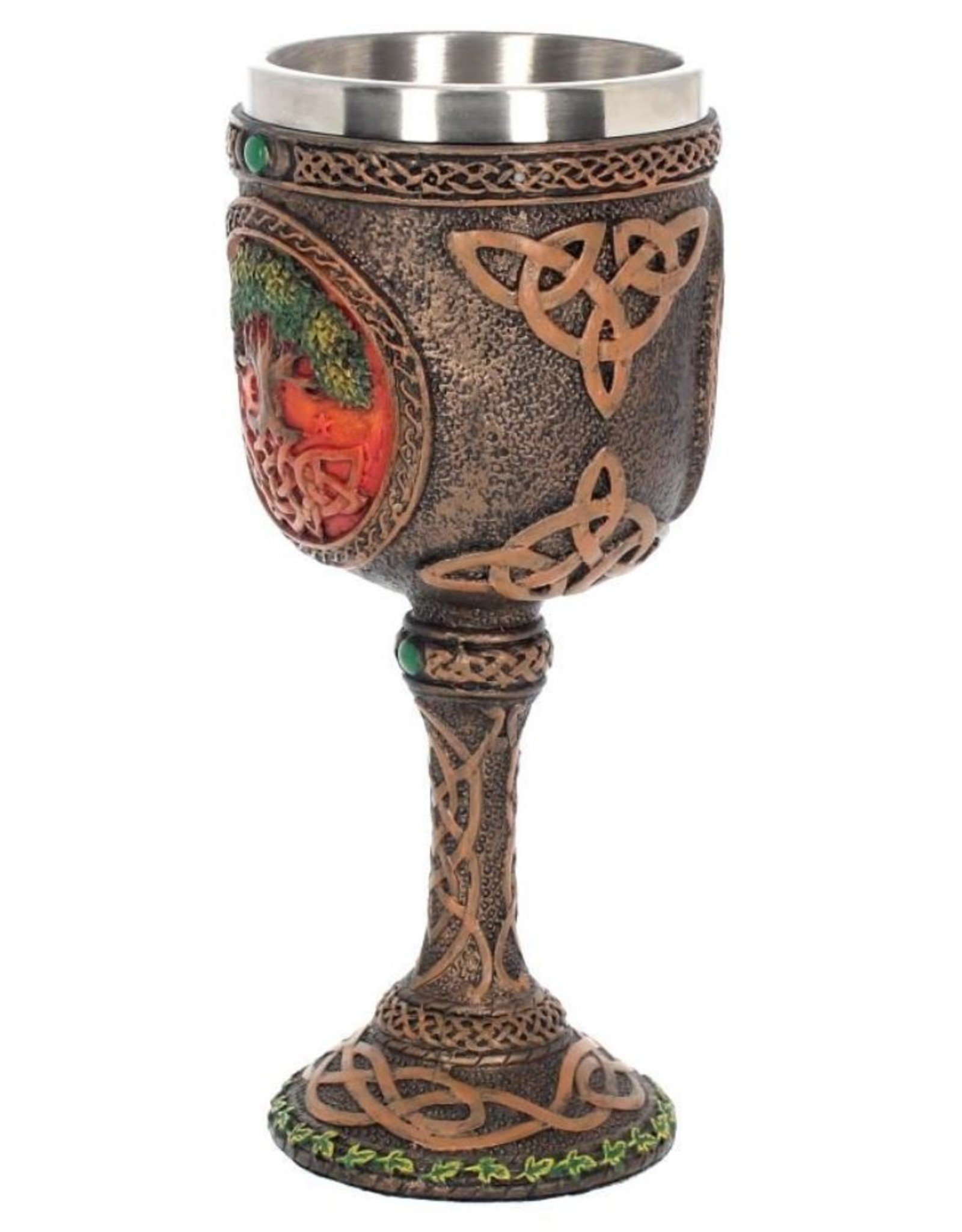 Alator Giftware & Lifestyle - Celtic Tree Of Life Goblet - Celtic Tree Of Life Goblet - Wine glass 17.5cm