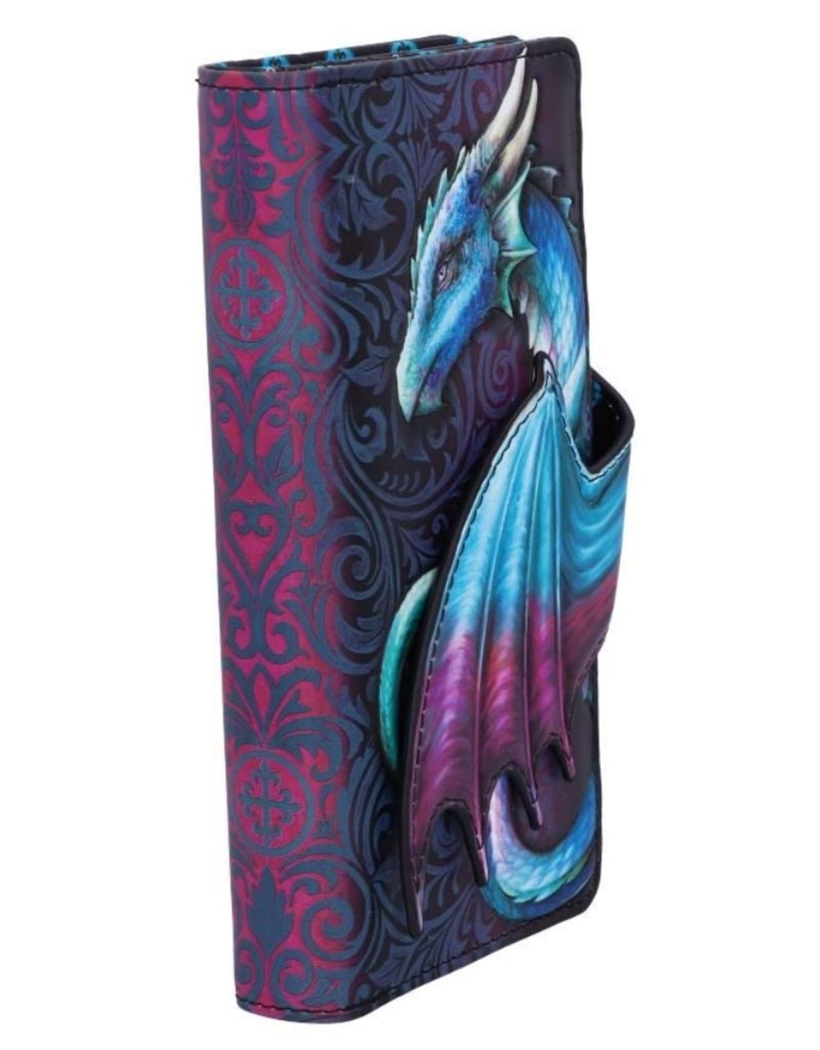 NemesisNow Fantasy wallets and purses - Dragon Purse Take Flight  (Blue) 18.5cm