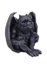 NemesisNow Giftware Beelden Collectables  - Hugo Zwarte Grotesk Waterspuwer 12,5cm