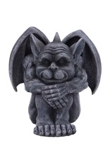 NemesisNow Giftware Beelden Collectables  - Quasi Zwarte Grotesk Waterspuwer 12,5cm