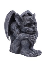 NemesisNow Giftware Beelden Collectables  - Quasi Zwarte Grotesk Waterspuwer 12,5cm