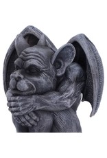 NemesisNow Giftware Beelden Collectables  - Quasi Zwarte Grotesk Waterspuwer 12,5cm