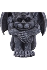 NemesisNow Giftware Beelden Collectables  - Quasi Zwarte Grotesk Waterspuwer 12,5cm