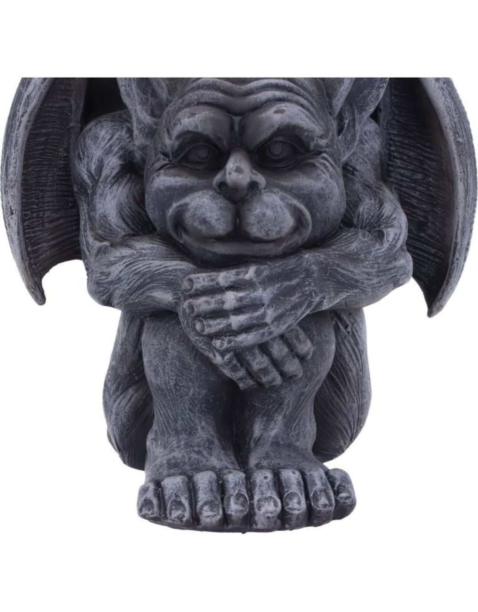 NemesisNow Giftware Beelden Collectables  - Quasi Zwarte Grotesk Waterspuwer 12,5cm