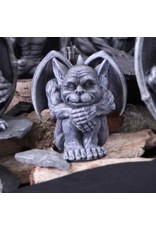 NemesisNow Giftware Beelden Collectables  - Quasi Zwarte Grotesk Waterspuwer 12,5cm