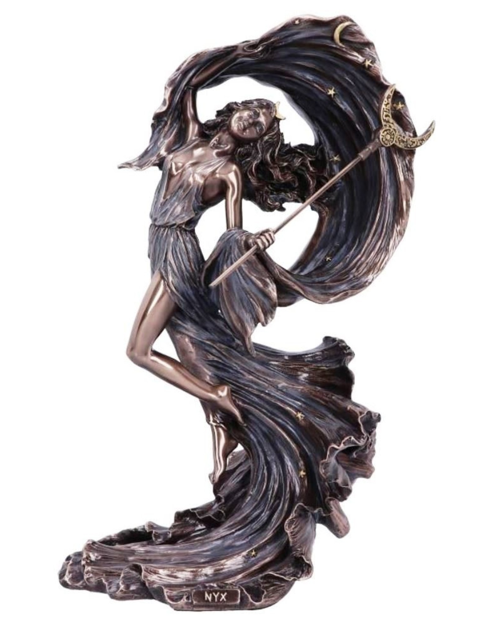 Veronese Design Giftware & Lifestyle - Nyx Greek Goddess of the Night figurine 27.5cm