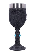 Alator Giftware & Lifestyle - Night Wolf Black Gothic Goblet 19.5cm