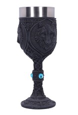 Alator Giftware & Lifestyle - Night Wolf Black Gothic Goblet 19.5cm