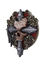 Spiral Giftware & Lifestyle - Cross of Darkness Barok Schedel Wanddecoratie - Spiraal
