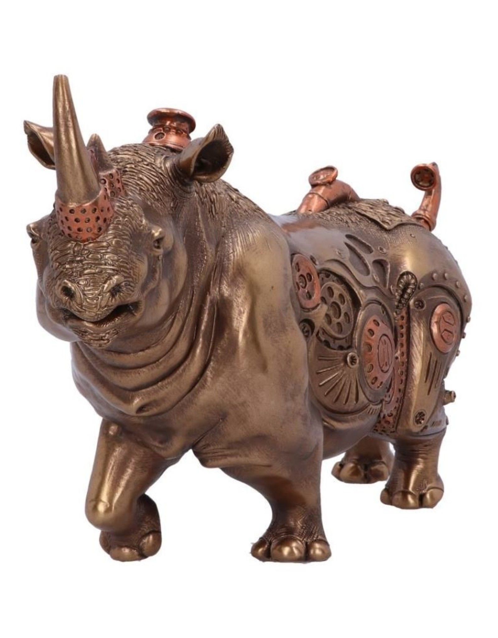 Alator Giftware & Lifestyle - Steampunk Neushoorn beeldje 29,5cm