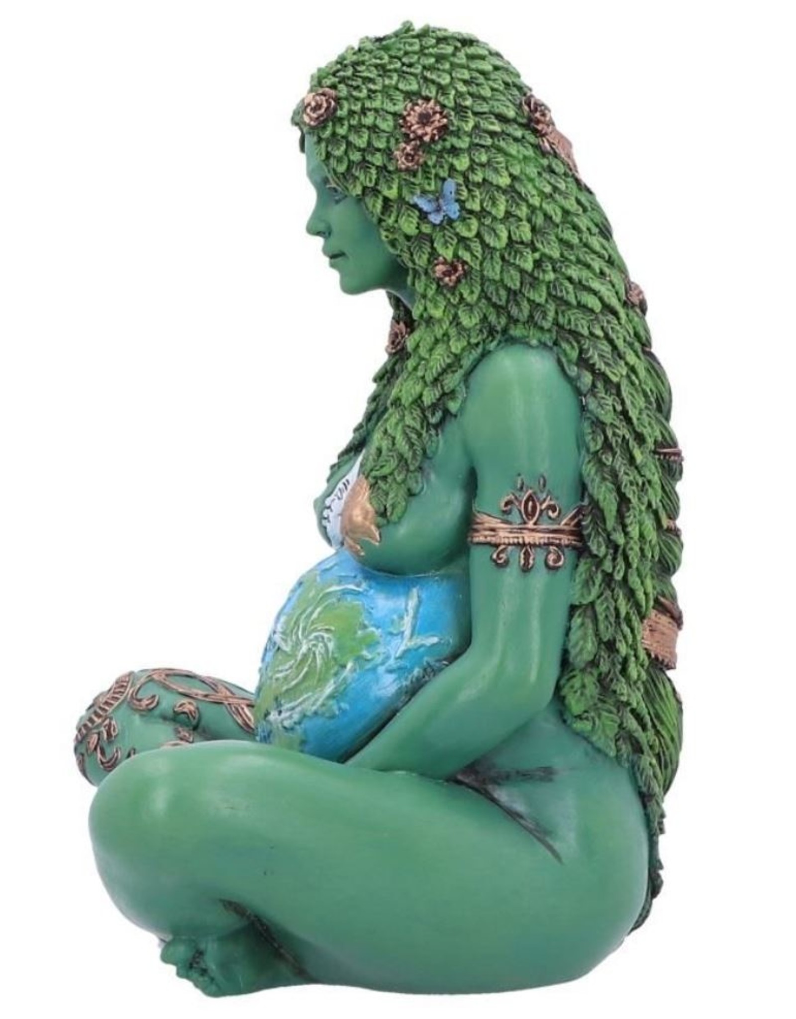 NemesisNow Giftware & Lifestyle - Ethereal Mother Earth Gaia Art Statue Hand-painted  - 17.5cm