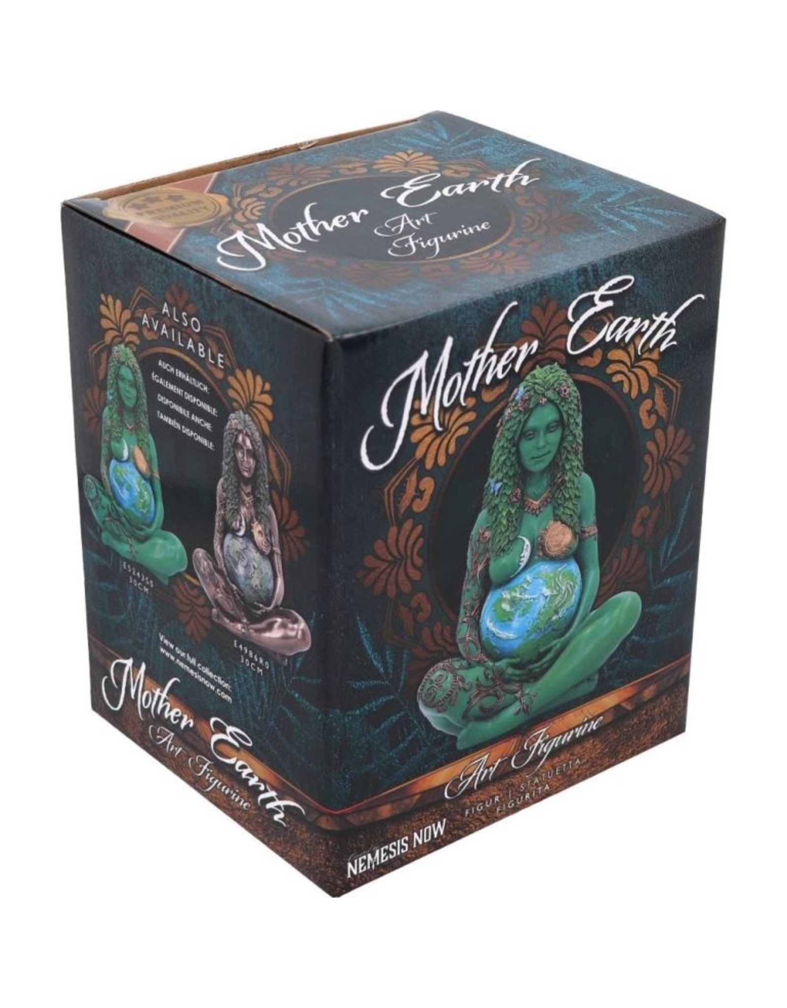 NemesisNow Giftware & Lifestyle - Ethereal Mother Earth Gaia Art Statue Hand-painted  - 17.5cm