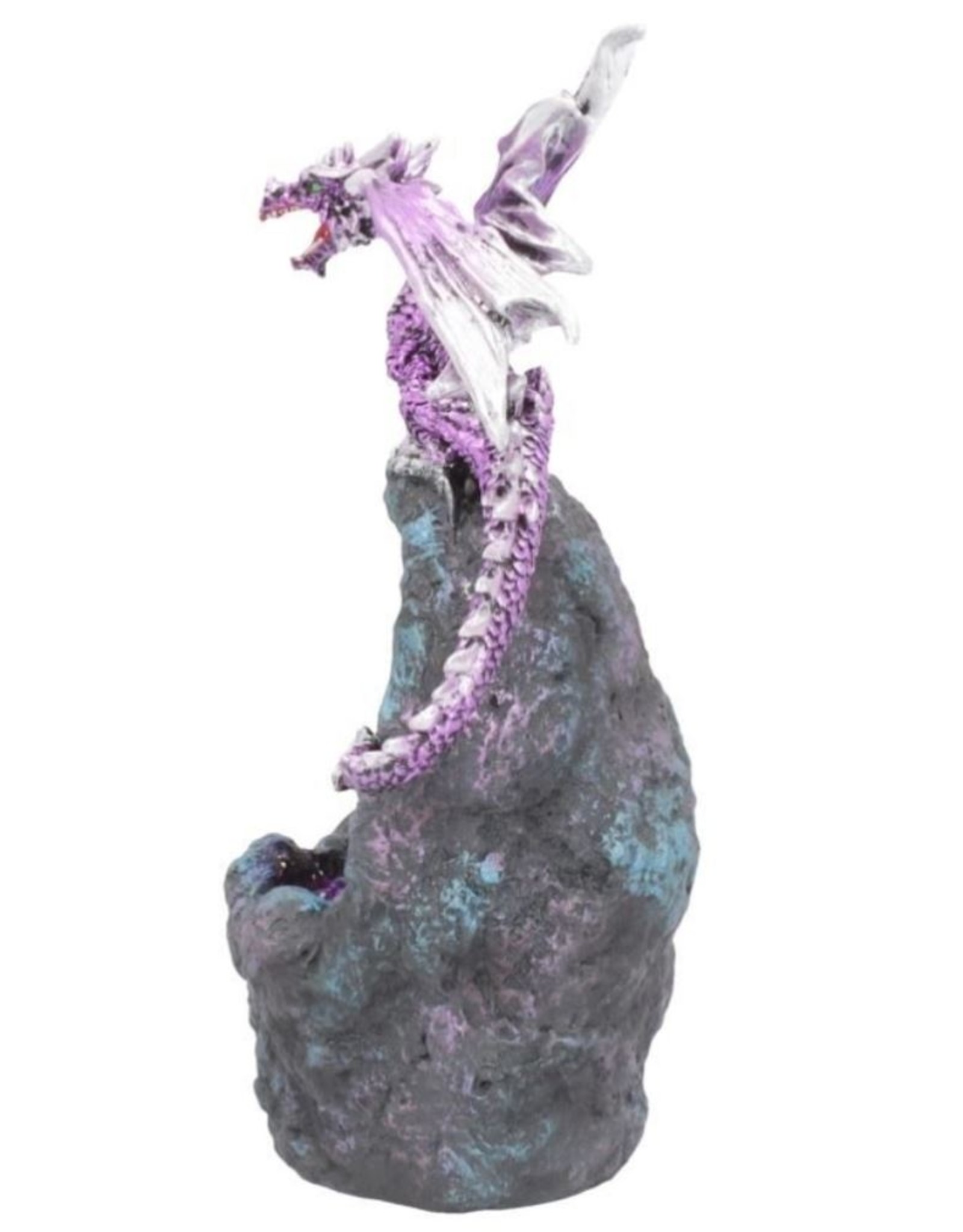 Alator Giftware & Lifestyle - Dragon Amethyst Crystal Guard figurine with LED light