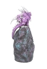 Alator Giftware & Lifestyle - Dragon Amethyst Crystal Guard figurine with LED light