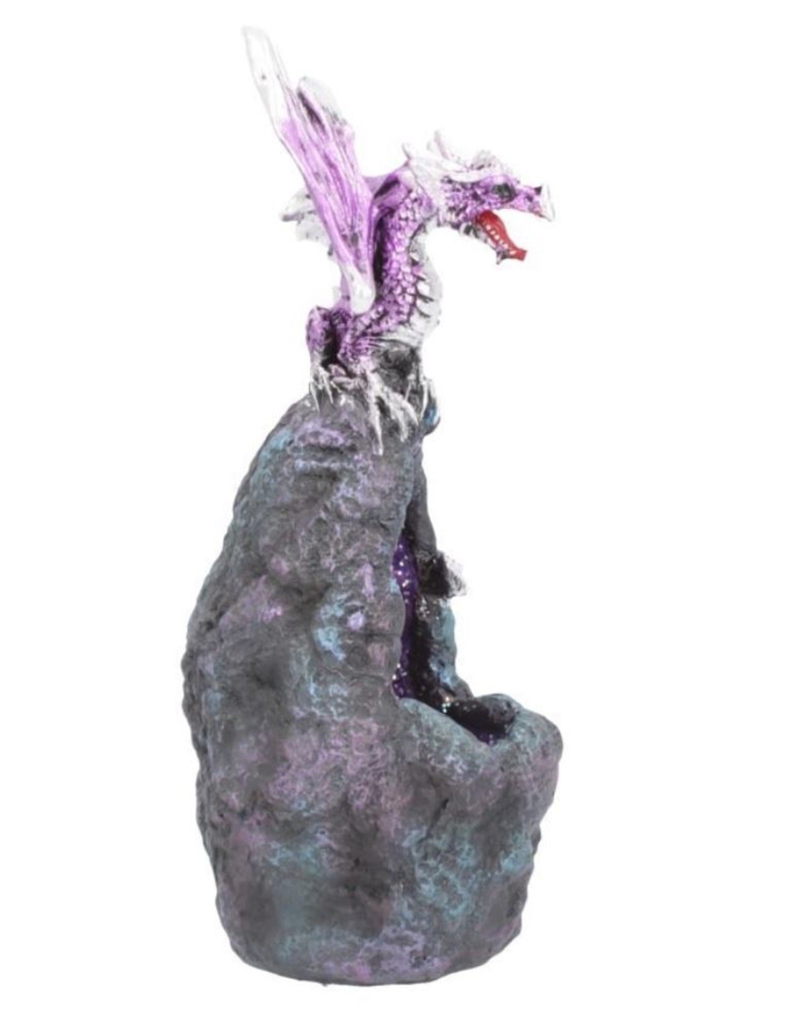 Alator Giftware & Lifestyle - Dragon Amethyst Crystal Guard figurine with LED light