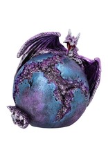 Puckator Giftware & Lifestyle - Dragon Crevice Keeper Purple Geode Figurine (purple)